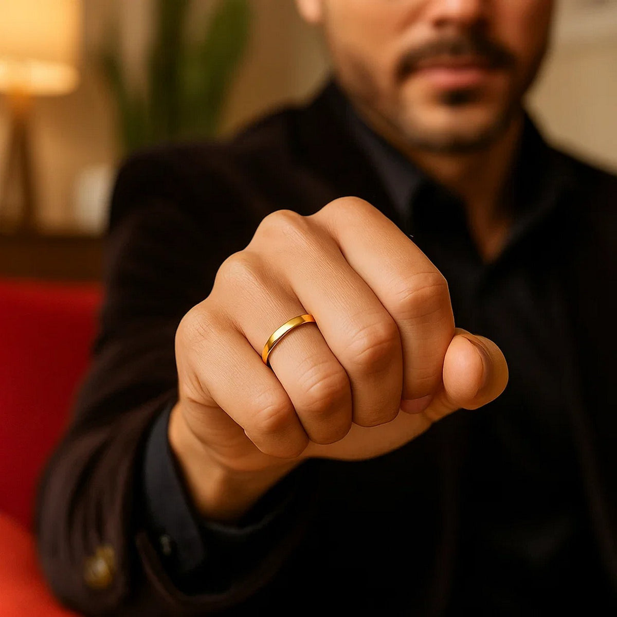 Savannah Lane Jewelry 14K yellow gold 3mm comfort fit wedding band, available in sizes 5 to 11, fine gold ring